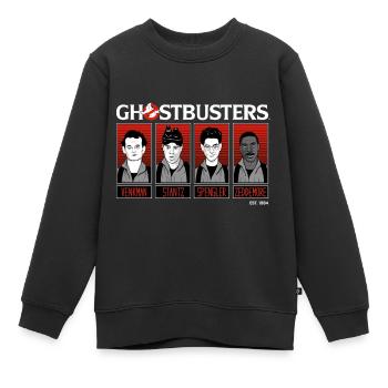 Ghostbusters Charaktere 1984 - Kinder Premium Organic Sweatshirt - Schwarz - Vorne - AI Model Kid Female (0cm)