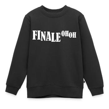Finale | Fußball Volleyball Handball Turnier Fan - Kinder Premium Organic Sweatshirt - Schwarz - Vorne - AI Model Kid Female (0cm)