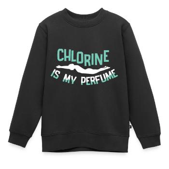 Nageurs Natation 50 mètres piste Brasse - Sweat Premium enfant bio - noir - Devant - AI Model Kid Female (0cm)