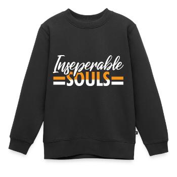Meilleurs amis Meilleurs bourgeons Meilleur ami - Sweat Premium enfant bio - noir - Devant - AI Model Kid Female (0cm)