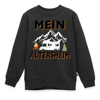 Mein Altenheim ist überall - Kinder Premium Organic Sweatshirt - Schwarz - Vorne - AI Model Kid Female (0cm)