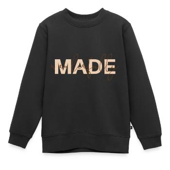 Merveilleux - Sweat Premium enfant bio - noir - Devant - AI Model Kid Female (0cm)