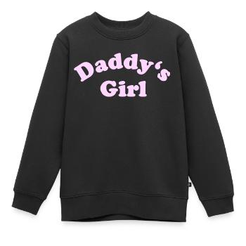 Daddy's Girl - Kinder Premium Organic Sweatshirt - Schwarz - Vorne - AI Model Kid Female (0cm)