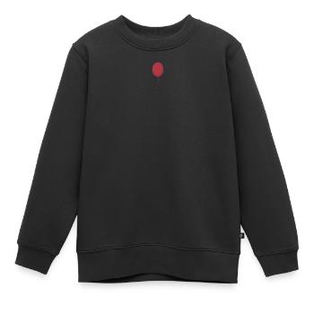 Ballon mit Luft - Kinder Premium Organic Sweatshirt - Schwarz - Vorne - AI Model Kid Female (0cm)