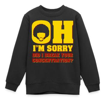 Jules Winnfield Quote - Kids Premium Organic Sweatshirt - black - Front - AI Model Kid Female (0cm)