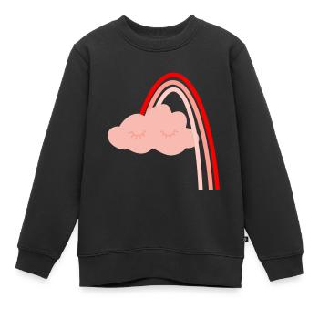 Dreams - Kids Premium Organic Sweatshirt - black - Front - AI Model Kid Female (0cm)