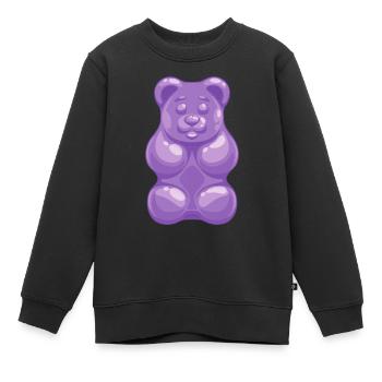 Halloween Paarkostüm Gummibärchen Geschenkidee - Kinder Premium Organic Sweatshirt - Schwarz - Vorne - AI Model Kid Female (0cm)