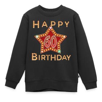 60. Geburtstag - Kinder Premium Organic Sweatshirt - Schwarz - Vorne - AI Model Kid Female (0cm)