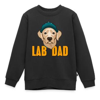 Labrador - Kinder Premium Organic Sweatshirt - Schwarz - Vorne - AI Model Kid Female (0cm)