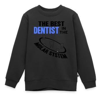 Zahnarzt - Kinder Premium Organic Sweatshirt - Schwarz - Vorne - AI Model Kid Female (0cm)