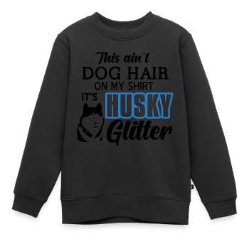 Sibirischer Husky - Kinder Premium Organic Sweatshirt - Schwarz - Vorne - AI Model Kid Female (0cm)