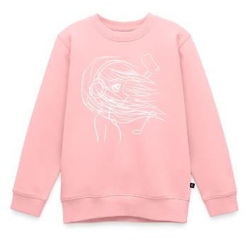 Manga Anime - Kids Premium Organic Sweatshirt - rose - Front - AI Model Kid Female (0cm)