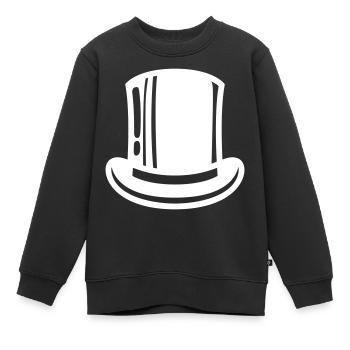 Bräutigam Zylinder - Kinder Premium Organic Sweatshirt - Schwarz - Vorne - AI Model Kid Female (0cm)