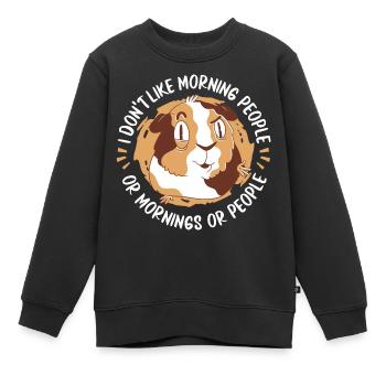 Hamster - Kinder Premium Organic Sweatshirt - Schwarz - Vorne - AI Model Kid Female (0cm)