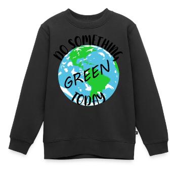 Naturschutz Klima Naturschützer Meer - Kinder Premium Organic Sweatshirt - Schwarz - Vorne - AI Model Kid Female (0cm)