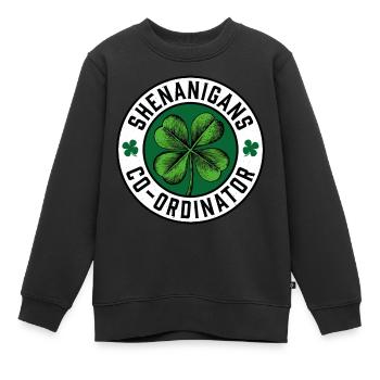 Shenanigans Koordinator - Kinder Premium Organic Sweatshirt - Schwarz - Vorne - AI Model Kid Female (0cm)