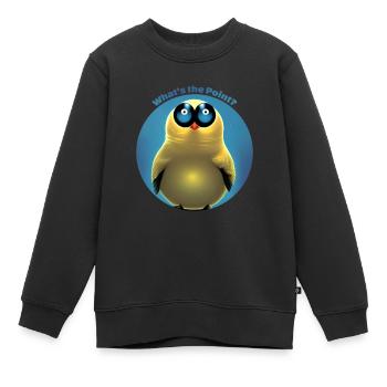 Vogel - Quel est l’intérêt - Sweat Premium enfant bio - noir - Devant - AI Model Kid Female (0cm)