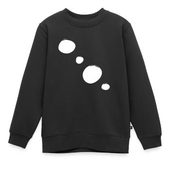 Formes Cercles Cercle Symbole - Sweat Premium enfant bio - noir - Devant - AI Model Kid Female (0cm)