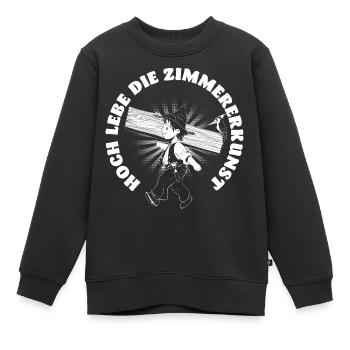 Zimmermann - Kinder Premium Organic Sweatshirt - Schwarz - Vorne - AI Model Kid Female (0cm)