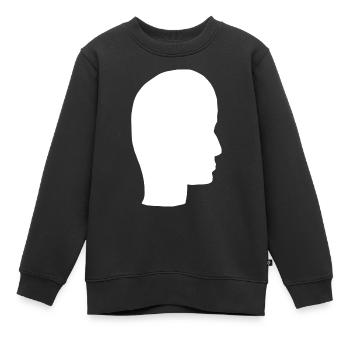 Profil principal Personnes Icône de la page Personnes - Sweat Premium enfant bio - noir - Devant - AI Model Kid Female (0cm)