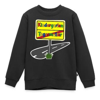 Abschiedsgeschenk Tageskinder Tagesmutter Kinder - Kinder Premium Organic Sweatshirt - Schwarz - Vorne - AI Model Kid Female (0cm)