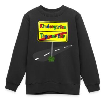 Abschiedsgeschenke Tageskinder Tagesmutter Kita - Kinder Premium Organic Sweatshirt - Schwarz - Vorne - AI Model Kid Female (0cm)