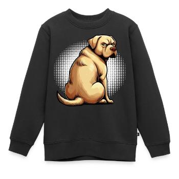 Labrador Labrador owner Labrador lover - Kids Premium Organic Sweatshirt - black - Front - AI Model Kid Female (0cm)