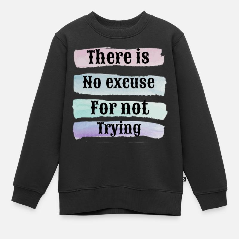 Humor - Kinder Premium Organic Sweatshirt - Schwarz