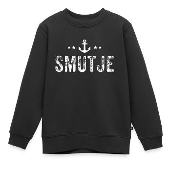 Smutje - Kinder Premium Organic Sweatshirt - Schwarz - Vorne - AI Model Kid Female (0cm)