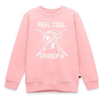 Reel Cool Grandpa - Sweat Premium enfant bio - rose - Devant - AI Model Kid Female (0cm)