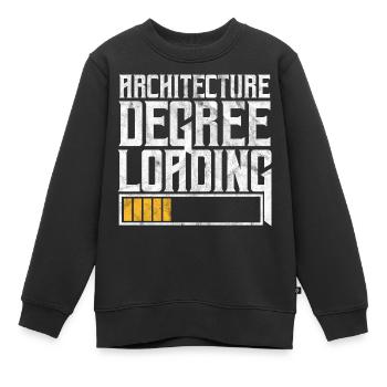 Architekt - Kinder Premium Organic Sweatshirt - Schwarz - Vorne - AI Model Kid Female (0cm)