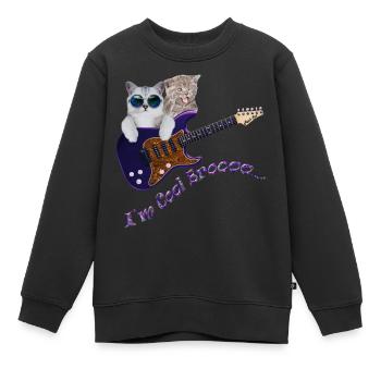 Je suis cool - Sweat Premium enfant bio - noir - Devant - AI Model Kid Female (0cm)