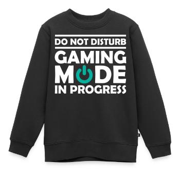 Mode de jeu Dans Le Progrès - Sweat Premium enfant bio - noir - Devant - AI Model Kid Female (0cm)