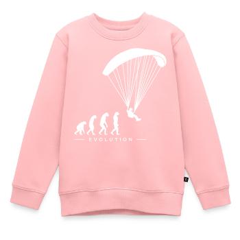 Paragleiter Paragleiten Evolution Motif - Sweat Premium enfant bio - rose - Devant - AI Model Kid Female (0cm)