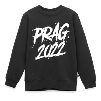 Prag 2022 - Kinder Premium Organic Sweatshirt - Schwarz - Vorne - AI Model Kid Female (0cm)