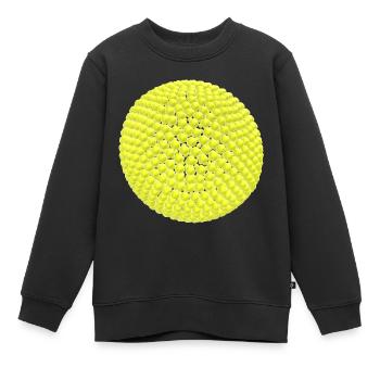 Gelbe Bälle als Kugel - Kinder Premium Organic Sweatshirt - Schwarz - Vorne - AI Model Kid Female (0cm)