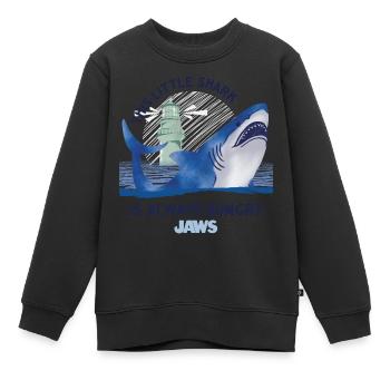 Jaws This Little Shark Is Always Hungry - Kids Premium Organic Sweatshirt - black - Front - AI Model Kid Female (0cm)