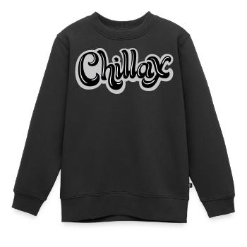 Se détendre - Sweat Premium enfant bio - noir - Devant - AI Model Kid Female (0cm)
