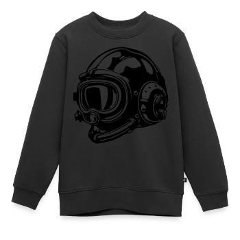 Apnoe Helm Tauchen Scuba - Kinder Premium Organic Sweatshirt - Schwarz - Vorne - AI Model Kid Female (0cm)