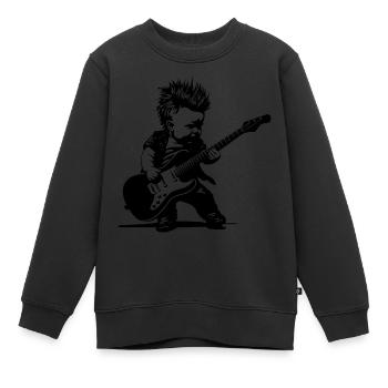 Bébé à bascule - Sweat Premium enfant bio - noir - Devant - AI Model Kid Female (0cm)
