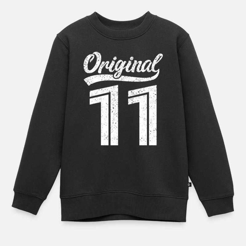 2011 Original 11 nés en 2011 - Sweat Premium enfant bio - noir
