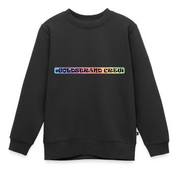 Équipage des Sables d’or - Sweat Premium enfant bio - noir - Devant - AI Model Kid Female (0cm)