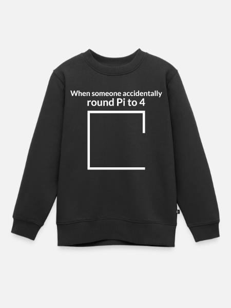 Math gift nerd teacher math teacher math - Kids Premium Organic Sweatshirt - black