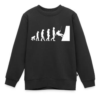 ENTWICKLUNG ESKALATION - Kinder Premium Organic Sweatshirt - Schwarz - Vorne - AI Model Kid Female (0cm)