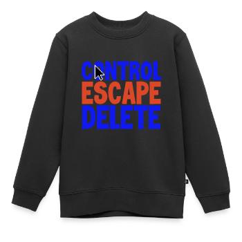 Anti Harassment Control Escape Supprimer Anti - Sweat Premium enfant bio - noir - Devant - AI Model Kid Female (0cm)