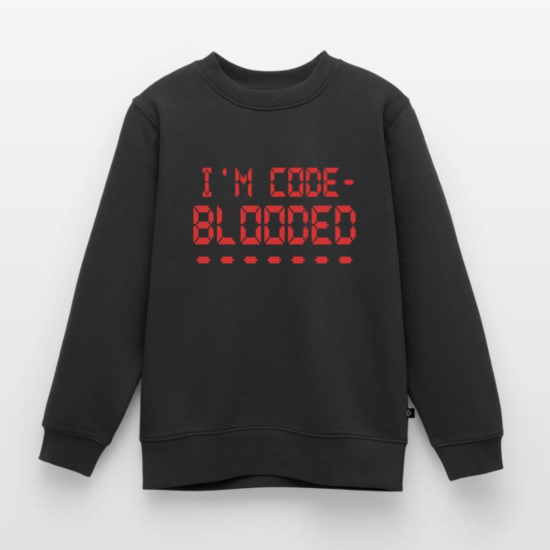 Computerprogrammierung Ich bin Code Blooded Programmierer Kinder Premium Organic Sweatshirt