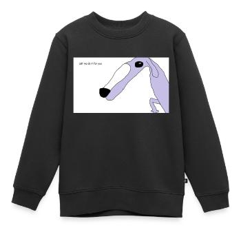 Let me do it for you - Sweat Premium enfant bio - noir - Devant - AI Model Kid Female (0cm)