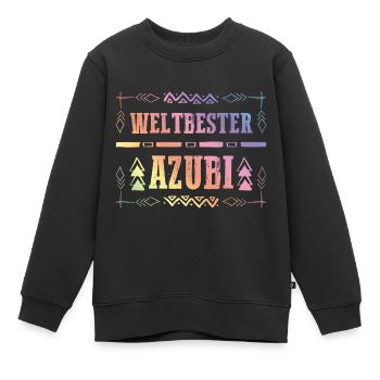 Premium Azubi - Kinder Premium Organic Sweatshirt - Schwarz - Vorne - AI Model Kid Female (0cm)