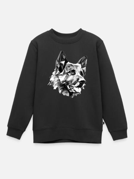 Schäferhund - Kinder Premium Organic Sweatshirt - Schwarz