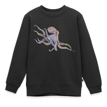 Oktopus - Kinder Premium Organic Sweatshirt - Schwarz - Vorne - AI Model Kid Female (0cm)